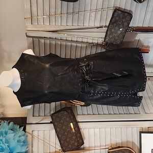 Chic me brand pleather dress